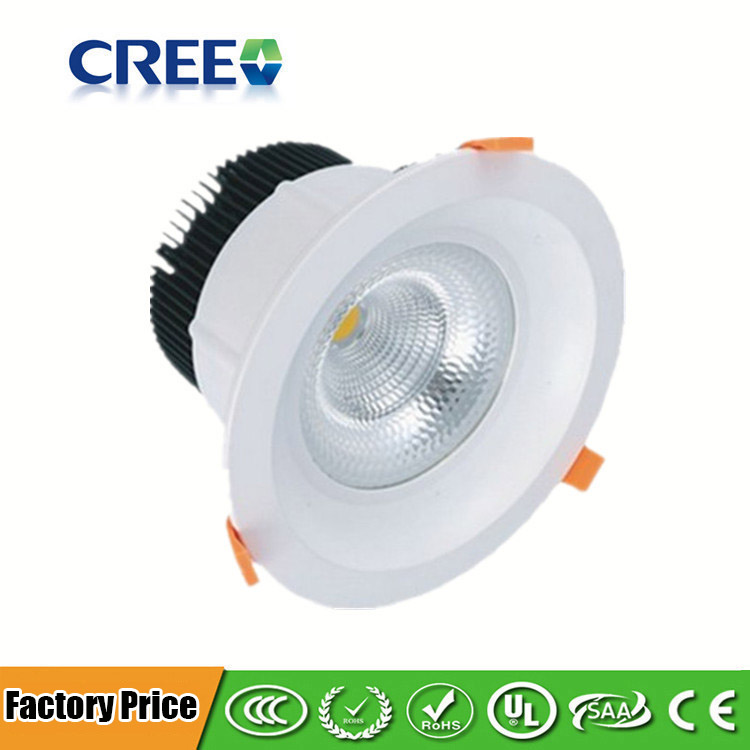 7.87in 60W LED COB Ceiling Light - Flush Mount LED Downlight-1600LM-60 degrees Light speed